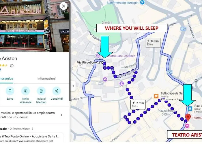 - A 7 Minuti A Piedi Dal Teatro Ariston * Sanremo